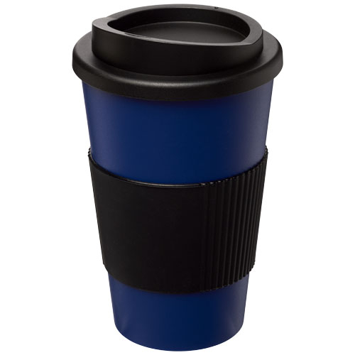 Gobelet isolant personnalisable 350ml Americano® Bleu / Noir